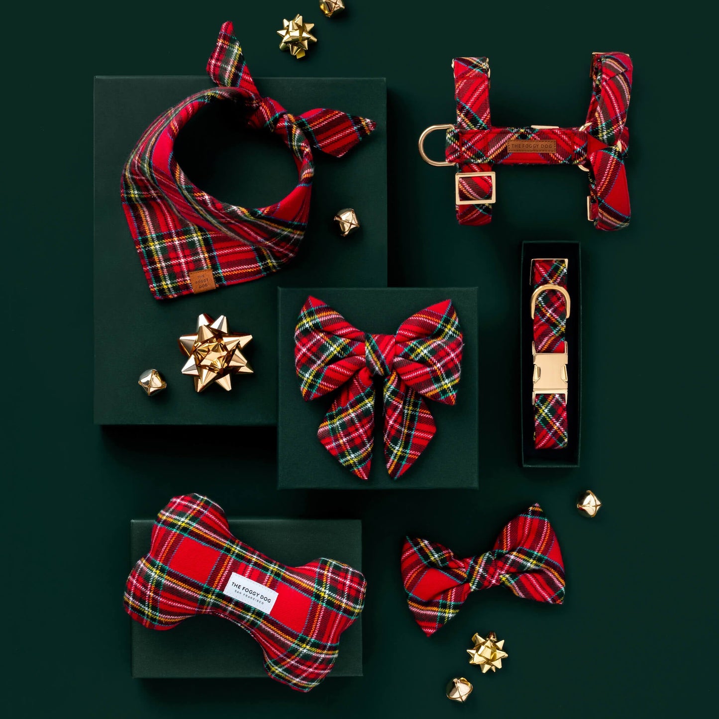 Tatan Plaid Flannel Dog Bandana