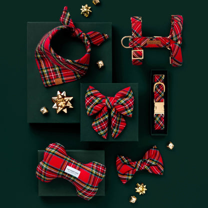 Tatan Plaid Flannel Dog Bandana